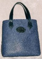 Mulberry Blue Scotchgrain Bag