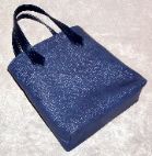 Mulberry Blue Scotchgrain Handbag