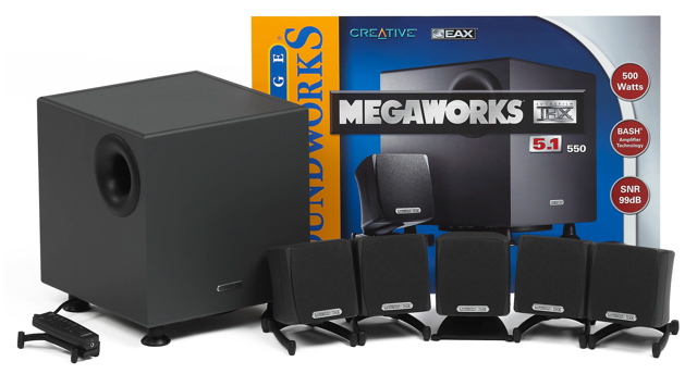 Creative MegaWorks 550 THX - NEW